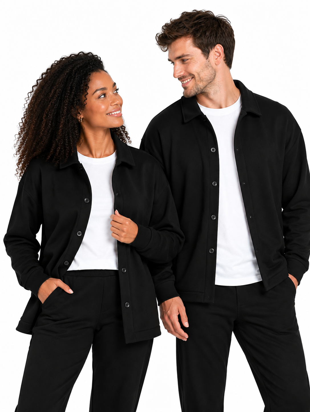 Unisex Luxe Shirt Jacket